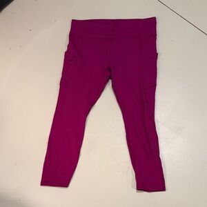 Athleta Women's Bright Pink Leggings
